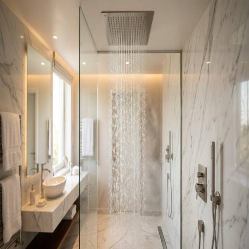 How Ceiling Rain Showers Elevate the Bathing Experience in the Hospitality Sector!