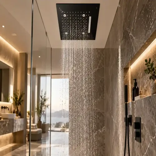 Why Ceiling Showers Are Becoming Popular in Modern Bathrooms